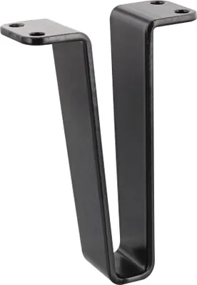 Produktbild von WAGNER Möbelbein/Sofafuß V-STYLE - 13 x 30 x 110 mm, Stahl schwarz matt, filigran, Retro Look, Loft Charakter - 12061001