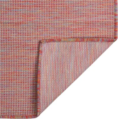 Produktbild von vidaXL Outdoor-Teppich Flachgewebe 160x230 cm Rot