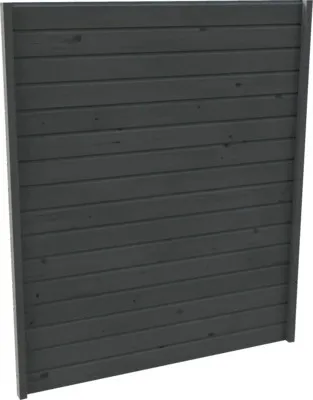 Produktbild von Seitenwand Profilschalung SKAN HOLZ Friesland Spreewald Wallgau 141 x 200 cm schiefer