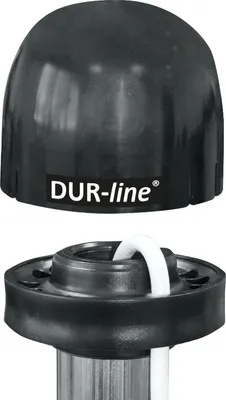 Image de Capuchon d'antenne rond avec entrée de câble