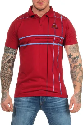 Immagine prodotto di Polo sportiva da uomo elasticizzata a manica corta; rosso 2XL