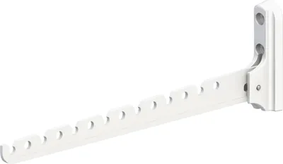 Produktbild von alfer Kleiderlüfter 330 mm 330 mm Aluminium beschichtet weiss