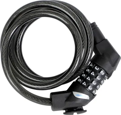 Immagine prodotto di FISCHER 85906 FISCHER lucchetto per bicicletta a cavo, lunghezza: 1.200 mm, nero