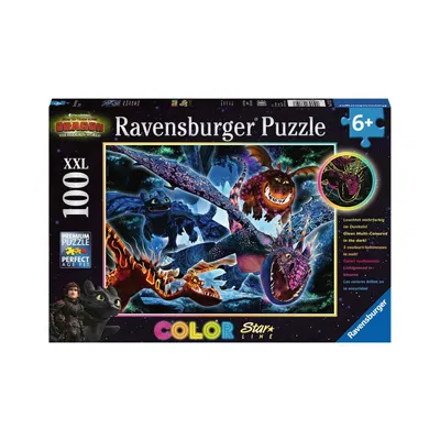 Produktbild von Ravensburger puzzle 100/200T. Świecące smoki