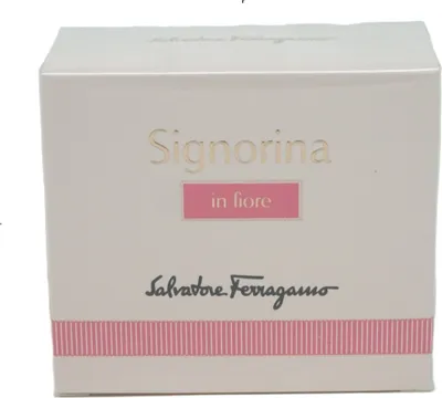 Produktbild von Salvatore Ferragamo Signorina In Fiore, Frauen, 50 ml, Floral Fruity, ALCOHOL DENAT. (SD ALCOHOL 39-C), PARFUM (FRAGRANCE), AQUA (WATER), LINALOOL, LIMONENE, BENZYL..., 1 Stück(e), 100 mm