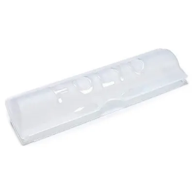 Produktbild von Küchenpapierrollenhalterung Kunststoff Durchsichtig (33,6 x 5,5 x 9 cm)