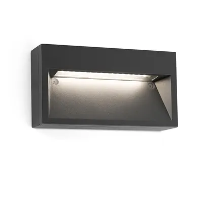 Image de Lampe LED d'extérieur en saillie PATH 3000K IP44 gris foncé