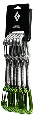 Produktbild von Black Diamond Litewire 12 Cm Expressschlinge 6 Einheiten Grün  Grün One Size