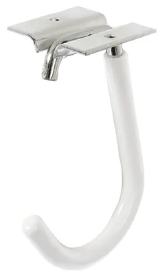 Image de Alberts 800857 Crochet pour vélo, courbé, électro-galvanisé bleu, profondeur de crochet 90 mm, hauteur 115 mm, set de 3 pièces