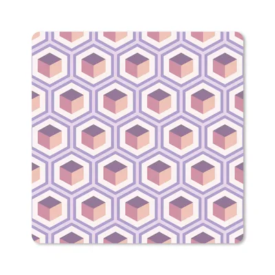 Produktbild von MuchoWow® Mauspad Mousepad Würfel - Muster 30x30 cm - Mousepads - Maus Mat - Pad - Mausunterlage - Gaming