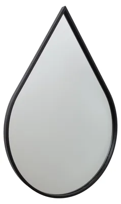 Image de Miroir Fragix Boston - Noir - Cadre métallique - 80 x 50