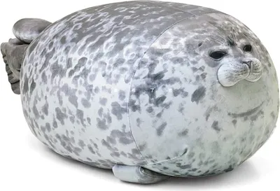 Produktbild von Plüsch-niedliches Dichtungs-Kissen, angefülltes Baumwollweiches Tierspielzeug,Cute Seal Stofftier Baumwolle Plüschtier Kissen, Kinder, Paare,Freunde (A, 60)