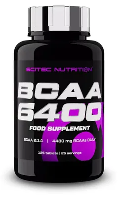 Image de Scitec Nutrition BCAA 6400 125 comprimés / Acides aminés BCAA / Comprimé BCAA dans un rapport de 2:1:1