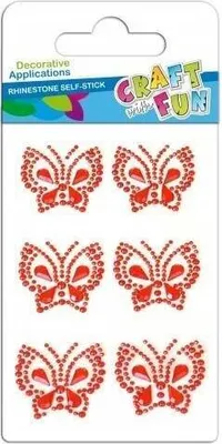 Obrázok produktu pre Dekoratívny ornament samolepiace kryštály motýle