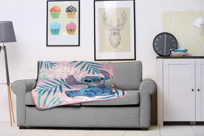 Produktbild von Disney Lilo und Stitch Decke Blumige