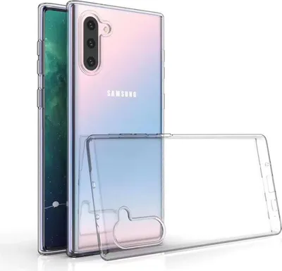 Image de Housse pour Samsung Galaxy Note10 Housse silicone Housse souple Etui transparent