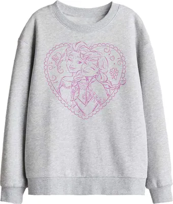 Immagine prodotto di Frozen - Felpa per bambini TV29624 (116) (Sportivo Heather)