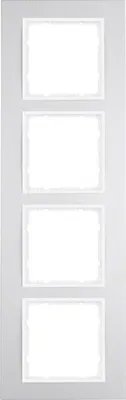 Produktbild von Berker Rahmen 4f.alu/pws 10143904