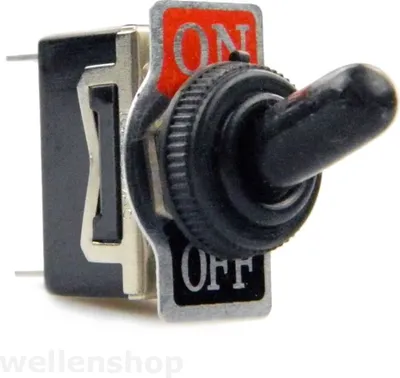 Produktbild von 12V 24V Kippschalter ON/OFF, mit wasserdichter Kappe für Boote, Caravan uvm.