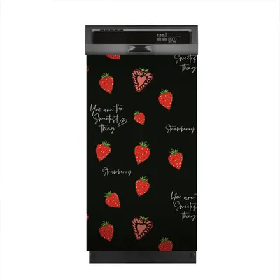 Produktbild von Aufkleber sticker 45x80 cm Dekorative folie Spülmaschine - Süße Erdbeere