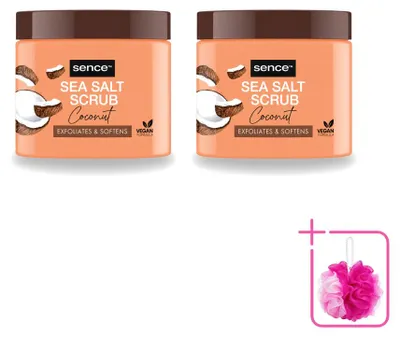 Productafbeelding van 2 x Sence Kokos Body Scrub - Verzorgend - 500 g - Voordeelverpakking - 2 stuks