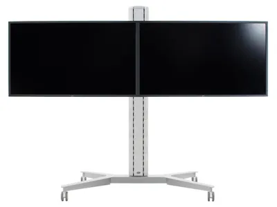 Produktbild von SMS Flatscreen X FH M 1455 mobiler Monitorständer für zwei Bildschirme