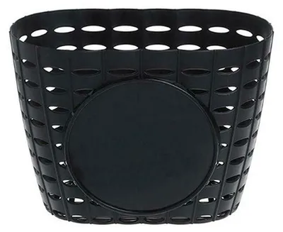 Obrázok produktu pre Košík na bicykel pre deti, plastový, zosilnený, malý, na prednú časť riadidiel, vhodný pre chlapcov a dievčatá, čierny