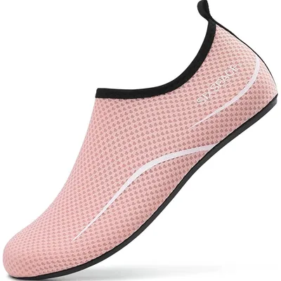 Produktbild von Badeschuhe Wasserschuhe Aquaschuhe Strandschuhe Schnell Trocknend Slip-on Breathable Schwimmschuhe Surfschuhe Rosa 38 EU