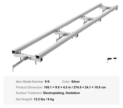 Image de Système de guidage pour laminoirs de rails, construction robuste, installation facile, 2,7 mètres, 2,7 mètres