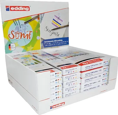 Produktbild von Edding 52.276 Glitzer Dis. e-1340+1200 Sets