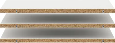 Produktbild von Catania 3 Böden 71,25 cm bis 240 cm Kleiderschrank weiß