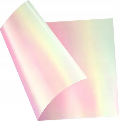 Produktbild von Holografisches Geschenkpapier, 20 Stück Cellophanblätter mit Blumenmuster