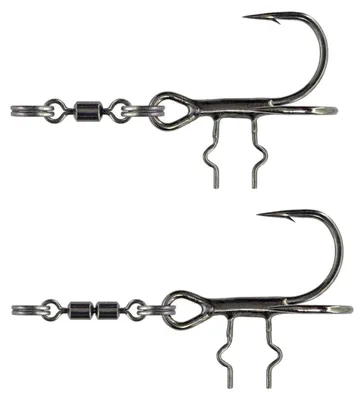 Produktbild von Savage Gear Spinning T Stinger - 2 Zusatzhaken für Gummifische, Größe:2