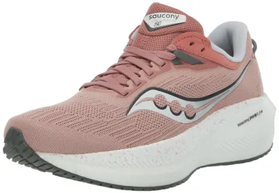 Image de Chaussures de course pour femmes Saucony Triumph 21, couleur marine/orchidée, taille 9,5 US
