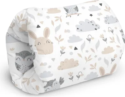 Produktbild von Amilian Baby kleines Stillkissen mit Füllung; Kissen; Stillmuff, Muff: ca. 22 x 20 cm, für Unterwegs; Arm Tunnel; Armkissen, beim Stillen; Breastfeeding Pillow, Fläschchen