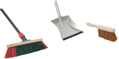 Immagine prodotto di Novaliv scopa da strada con manico scopa da giardino set scopa paletta cocco (1, scopa da giardino + paletta zinco set cocco)