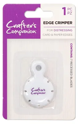 Edge-Crimper-Werkzeug für Papier und Karten, 7 Messer, Weiß