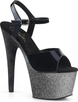 Produktbild von ADORE-709OMBRE Damen Sandale von Pleaser, Schwarz EU 42, US 12