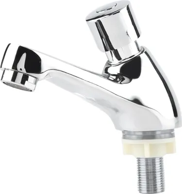 Produktbild von Öffentliche Küche/Badezimmer, verchromter, selbstschließender, wassersparender Waschbeckenhahn mit Zeitverzögerung