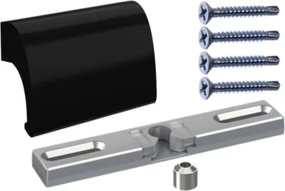 Produktbild von NAJDER Schwarz Balkontürgriff Aluminium mit Balkontürschnapper Balkongriff Balkontürschnapper Balkon Terrassentürgriff  (Schwarz RAL. 9005)