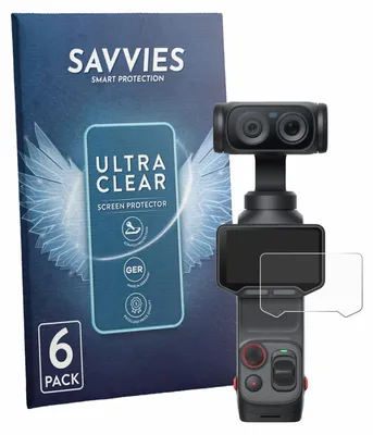 Produktbild von 6x Für Insta360 Luna Ultra Schutzfolie Savvies Displayschutz Display Schutz Folie Klar Transparent
