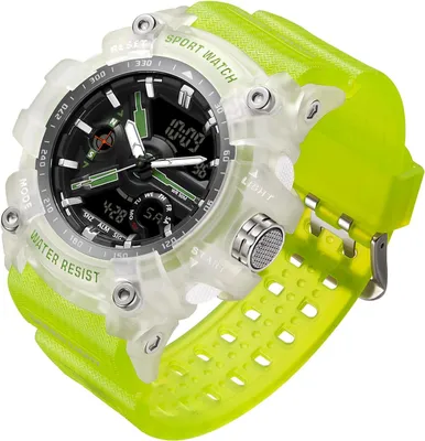 Produktbild von Herren Digital Military Watch Tactical Outdoor Sport Jungen Männer Herrenuhr Blau Grün Schwarz Digitaluhr Chronograph Herren 5ATM Wasserdicht Stoppuhr