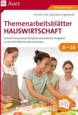 Produktbild von Themenarbeitsblätter Hauswirtschaft 8-10