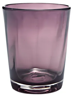 Image de Zafferano Lot De 6 Verres Tumbler Série Bei Couleur Améthyste En Verre Soufflé À La Bouche Travail Artisanal À La Main Raffinement Table