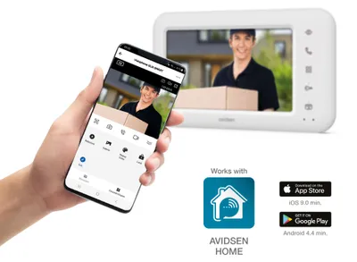 Produktbild von Verbundenes Videotelefon AvidsenHome - Elia Smart - Avidsen - 112292