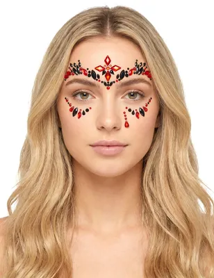 Image de Strass autocollants « Arlequin diabolique » - Taille unique