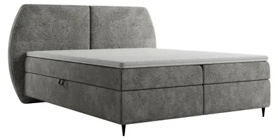 Produktbild von Boxspringbett Excellent Home Madryt 160x200 cm Toro 145 Hellgrau Mit Topper