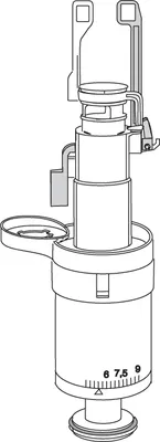 Produktbild von MEPA Ablaufventil für Unterputzspülkasten A21 590705
