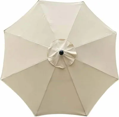 Produktbild von Ersatzbezug für Sonnenschirm, 8 Streben, 3 m, wasserdicht, UV-beständig, Ersatzstoff, beige
