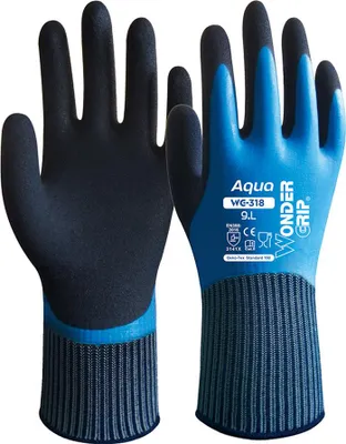 Image de Gant En Nylon Double Enduit De Latex, 100 % Résistant à L'eau, Taille 09
